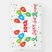 ハート移植記念日のカスタマイズ可能パーティー 横断幕 (縦)