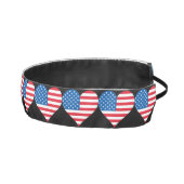 ハート米国国旗1-1/2"非ヘッドバンスリップまたは滑ることド アスレチックヘッドバンド (右)