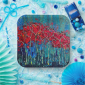 ハート紙プレート ペーパープレート (パーティー)