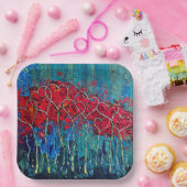 ハート紙プレート ペーパープレート (パーティー)