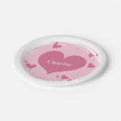 ハート紙プレート ペーパープレート (アングル)