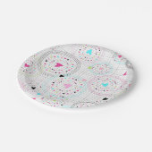 ハート紙プレート ペーパープレート (アングル)