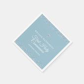 ハート紙吹雪第一聖餐式 スタンダードカクテルナプキン (角)