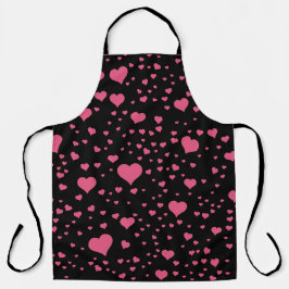 ハート紙吹雪 エプロン