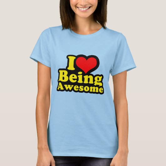 ハート素晴らし Tシャツ (正面)