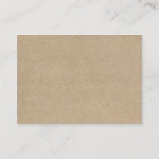 ハート素朴ツリー結婚のコレクション エンクロージャーカード (裏面)