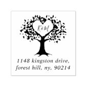 ハート素朴ツリー結婚のコレクション セルフインキングスタンプ (デザイン)