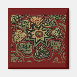 ハート素朴磁石 マグネット