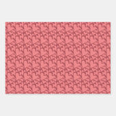 ハート終日ラッピング紙 ラッピングペーパーシート (正面3)