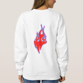 ハート終火 スウェットシャツ (裏面)