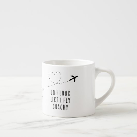 ハート経済の皮肉なBFFを飛ばすように見える エスプレッソカップ (右)