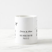 ハート経済の皮肉なBFFを飛ばすように見える コーヒーマグカップ (中央)