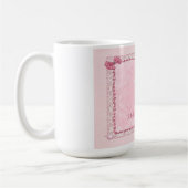 ハート結婚と蝶とマグカップ コーヒーマグカップ (左)