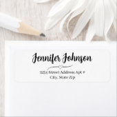 ハート結婚のスはっきりしたクリプト差出人住所ラベル ラベル (インサイチュ)