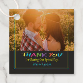 ハート結婚の感謝の写真 フェイバータグ