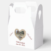 ハート結婚の白鳥 フェイバーボックス (オープン)