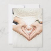 ハート結婚の結婚とロマンチックな結婚 (裏面)