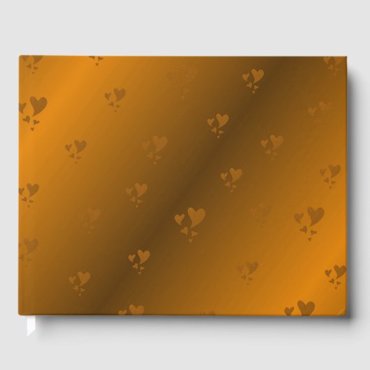 ハート結婚ズゲストブック，フェスティバルデコール，美しい ゲストブック (正面)