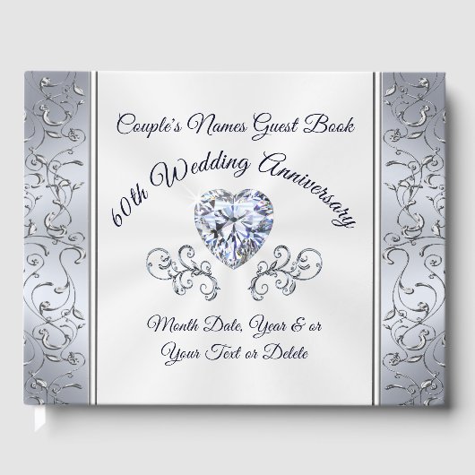 ハート結婚ダイヤモンドアニバーサリーゲストハウス ゲストブック (正面)