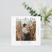 ハート結婚フォントの写真 セーブザデート (スタンド正面)