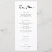 ハート結婚フォント メニュー (正面)