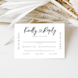 ハート結婚フォント 出欠カード