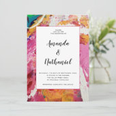 ハート結婚式招待状事件 招待状 (スタンド正面)