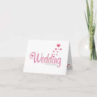 ハート結婚式招待状 招待状