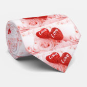 ハート結婚2人 ネクタイ (ロール)