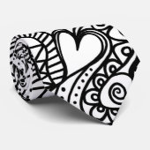 ハート結節 ネクタイ (ロール)