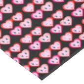 ハート絵文字ファッション テーブルクロス (アングル)