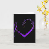 ハート線維筋痛認識度 カード (黄色い花)