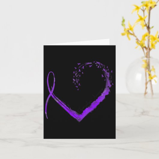 ハート線維筋痛認識度 カード (黄色い花)