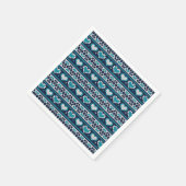 ハート編み物シームレスパターン2 +アイディア スタンダードカクテルナプキン (角)