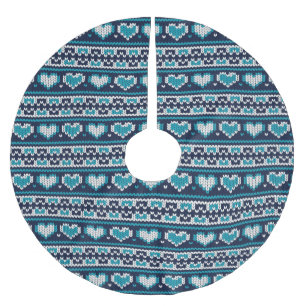 ハート編み物シームレスパターン2 +アイディア ブラッシュドポリエステルツリースカート