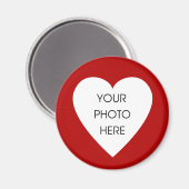 ハート縁どマグネット – テンプレート マグネット (正面/裏面)