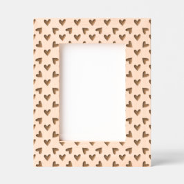 ハート縁ど枠 レーザー彫刻フレーム