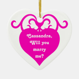 ハート縁談 セラミックオーナメント