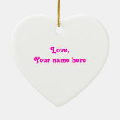 ハート縁談 セラミックオーナメント (裏面)