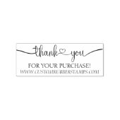 ハート署名ありがとう ラバースタンプ (インプリント)