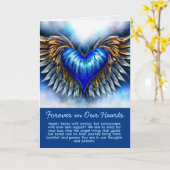 ハート翼 カード (黄色い花)