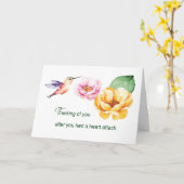 ハート考えの花を攻撃 カード (黄色い花)