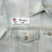 ハート聴診器 名札 (インサイチュ)