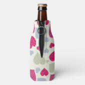 ハート背景 ボトルクーラー (ボトル裏面)