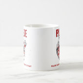ハート脈 コーヒーマグカップ (中央)