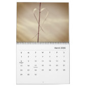 ハート自然撮影 カレンダー (3月 2026)