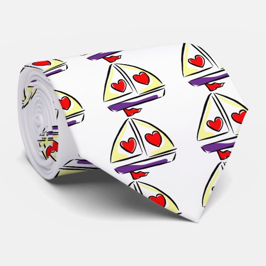 ハート船 ネクタイ (ロール)