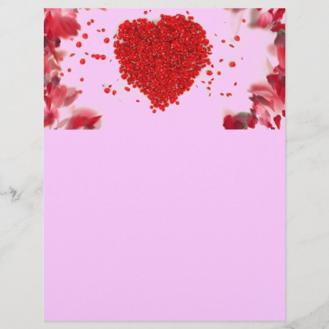 ハート花びら (正面)