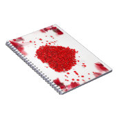 ハート花びら ノートブック (右側)