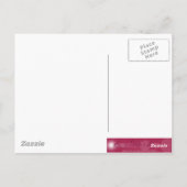 ハート花リース横葉書 ポストカード (裏面)